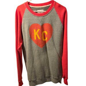 EUC Vintage Charlie Hustle's iconic KC Heart design sweatshirt!